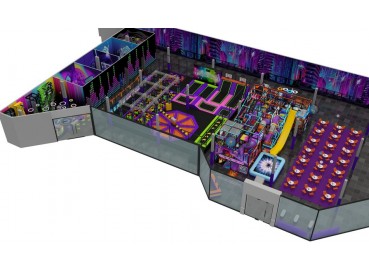 Larger indoor play center