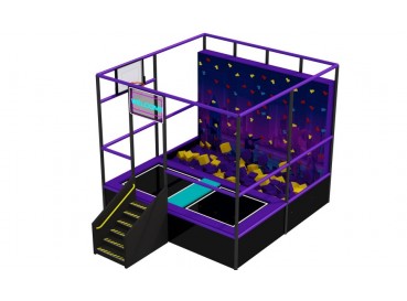 Small jumping trampoline park